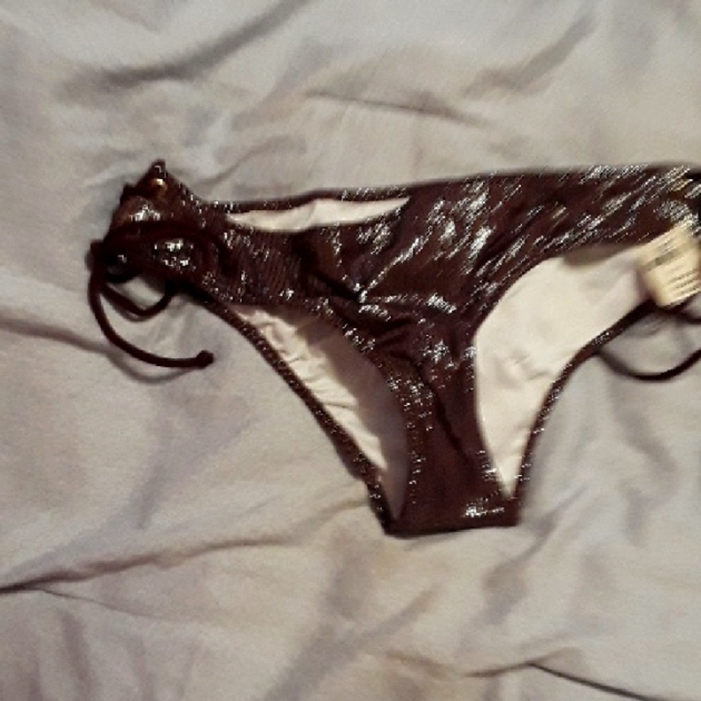 Shimmering Wine Bikini Bottom